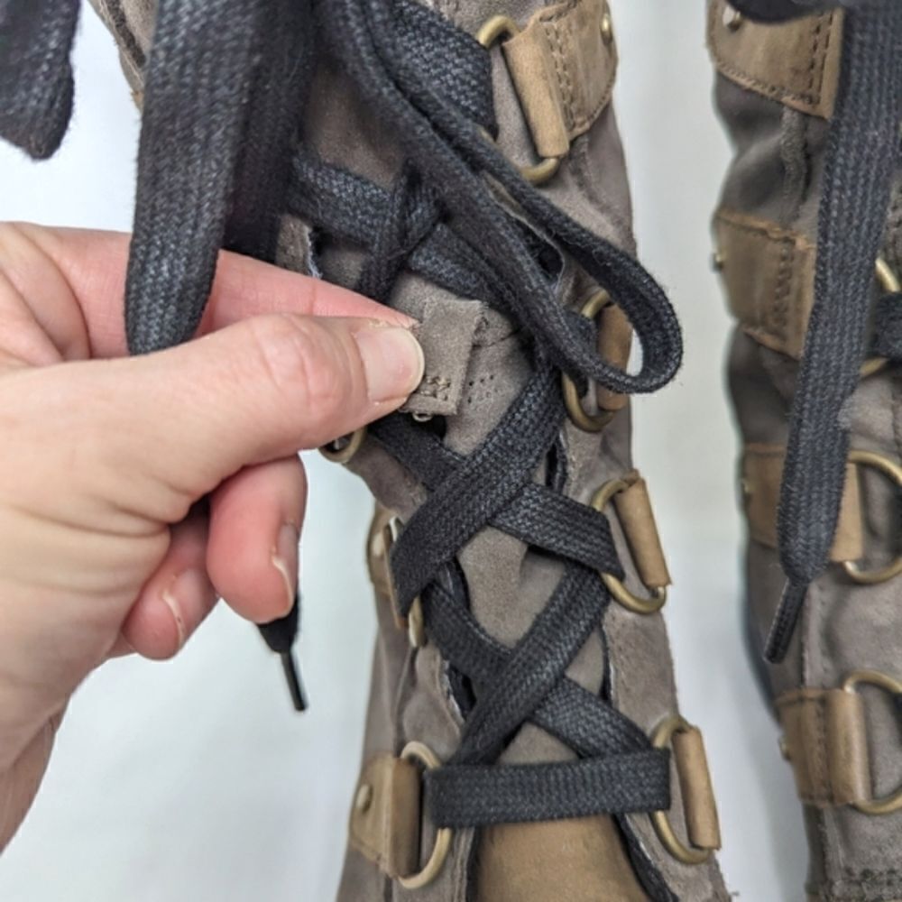 Sorel Emelie Lace Up Waterproof Boots Major 9.5 - Picture 13 of 14